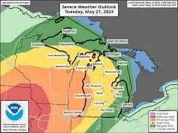 Severe Storm System Triggers Tornado Warnings Across Michigan