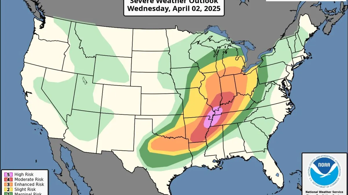 Severe Weather Triggers Flash Flood Warnings Across Southern States